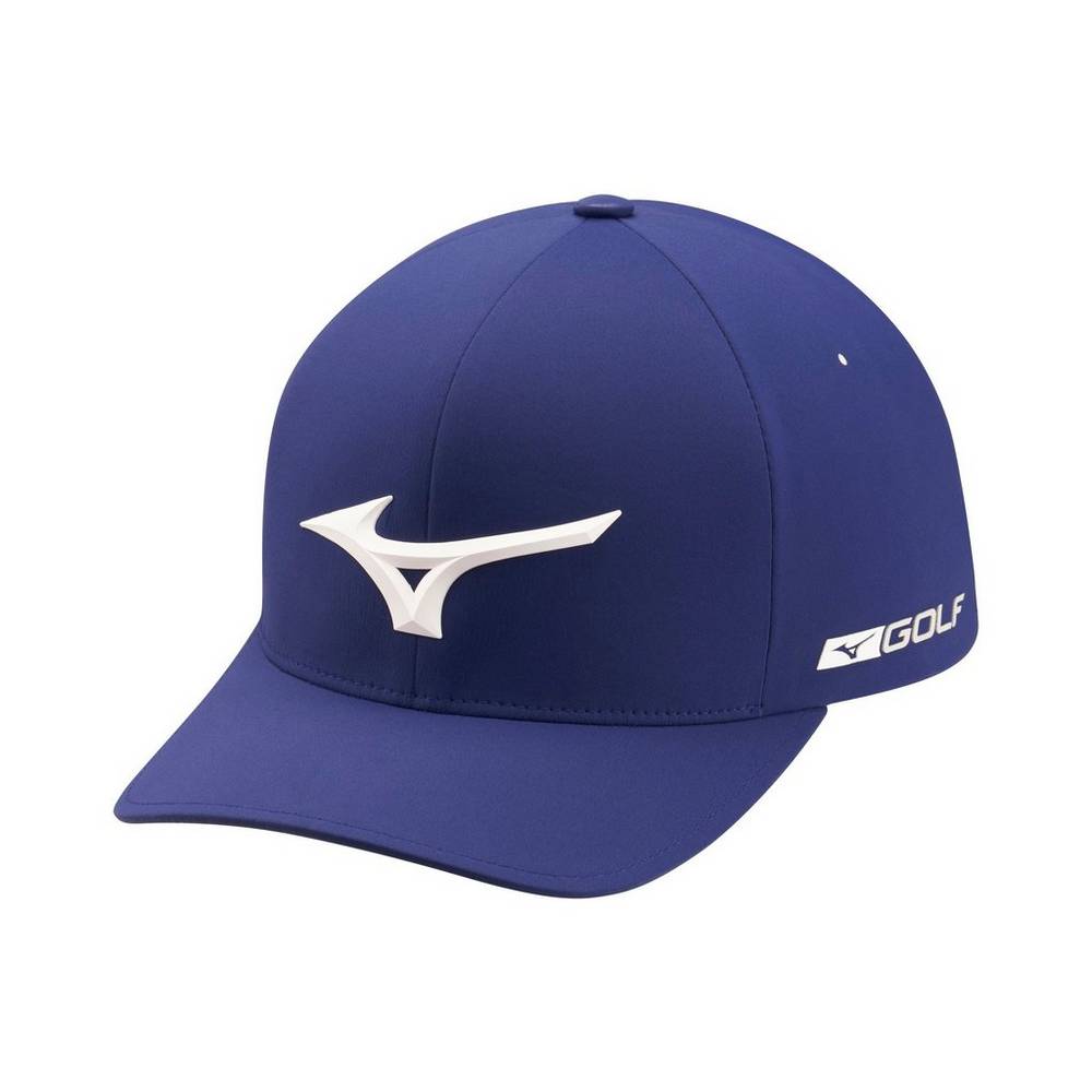 Gorro Mizuno Tour Delta Fitted Mujer Azul Real España EDQR-68197